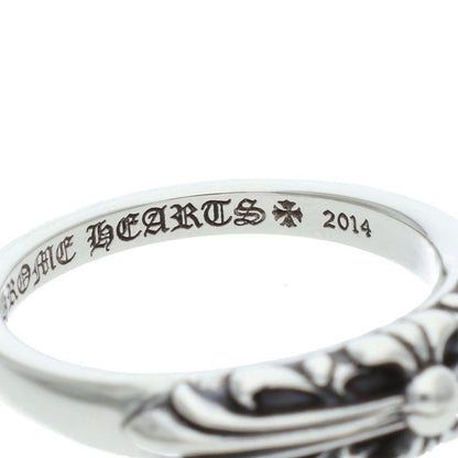 Chrome Hearts Baby Classic Floral Cross Silver Ring