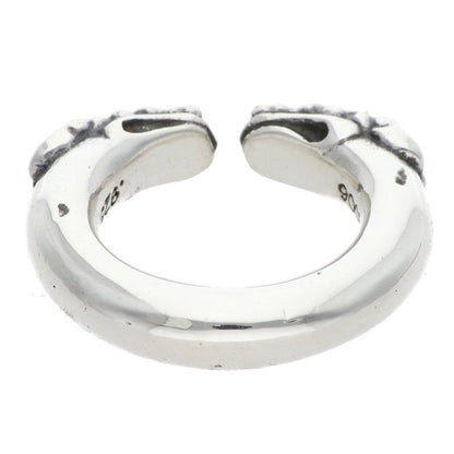 Chrome Hearts Double Dog Ring Dog Silver