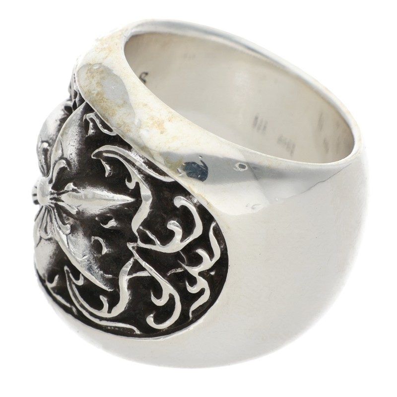Chrome Hearts Clssc Oval Star Classic Silver Ring