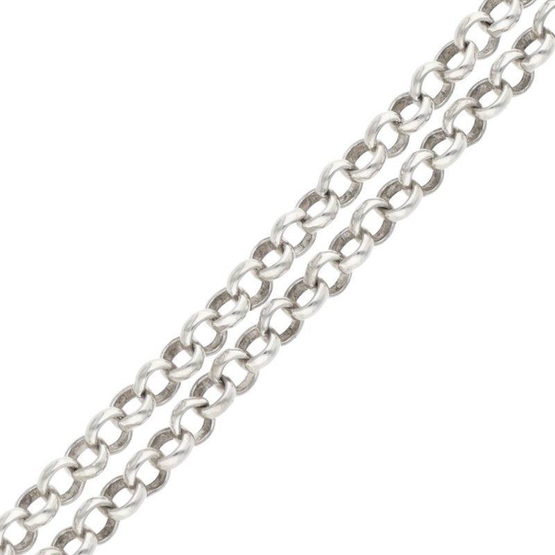 Chrome Hearts Neckchain Roll Chain Silver Necklace