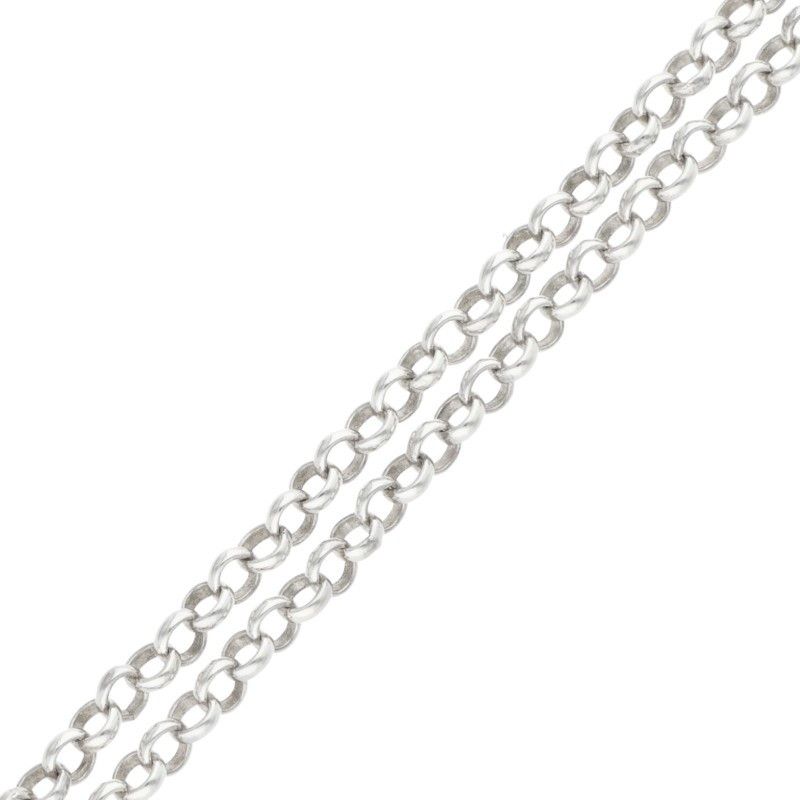 Chrome Hearts Neckchain Roll Chain Silver Necklace
