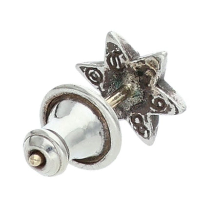 Chrome Hearts CO Star Stud Silver Earrings