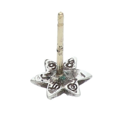 Chrome Hearts CO Star Stud Silver Earrings