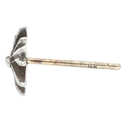 Chrome Hearts No2 CH Pls CH Plus Stud Silver Earrings