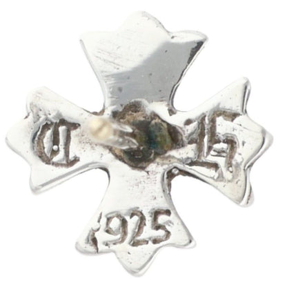 Chrome Hearts No2 CH Pls CH Plus Stud Silver Earrings