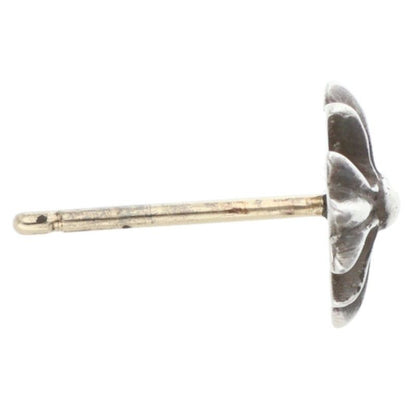 Chrome Hearts No2 CH Pls CH Plus Stud Silver Earrings