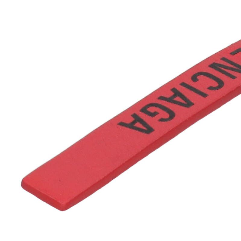 Balenciaga Everyday Logo Print Leather Key