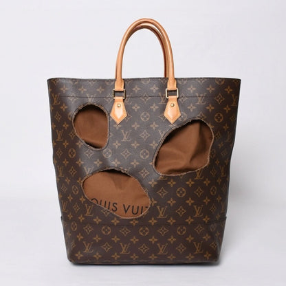 Louis Vuitton with Holes Tote Bag Comme Des Garcons Rei Kawakubo Gold