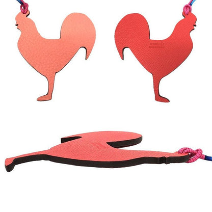 Hermes Petit Ash Chicken Bird Coq PM Bag Charm