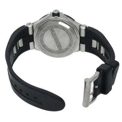 Bvlgari Bulgari Diagono Ceramic Auto Depth Box SS Cera Belt