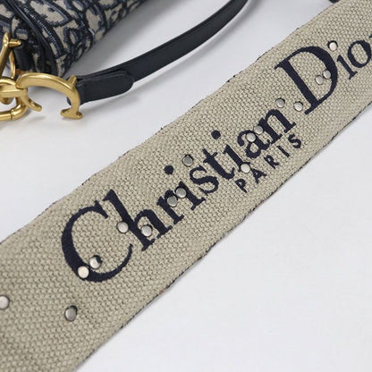 Dior Mini Saddle Shoulder Bag Jacquard