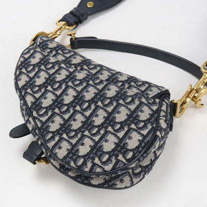 Dior Mini Saddle Shoulder Bag Jacquard