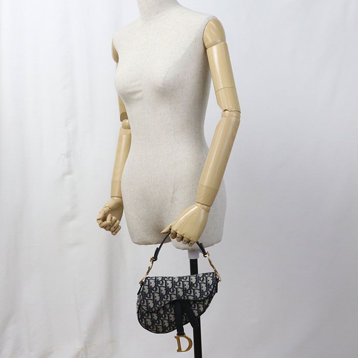 Dior Mini Saddle Shoulder Bag Jacquard