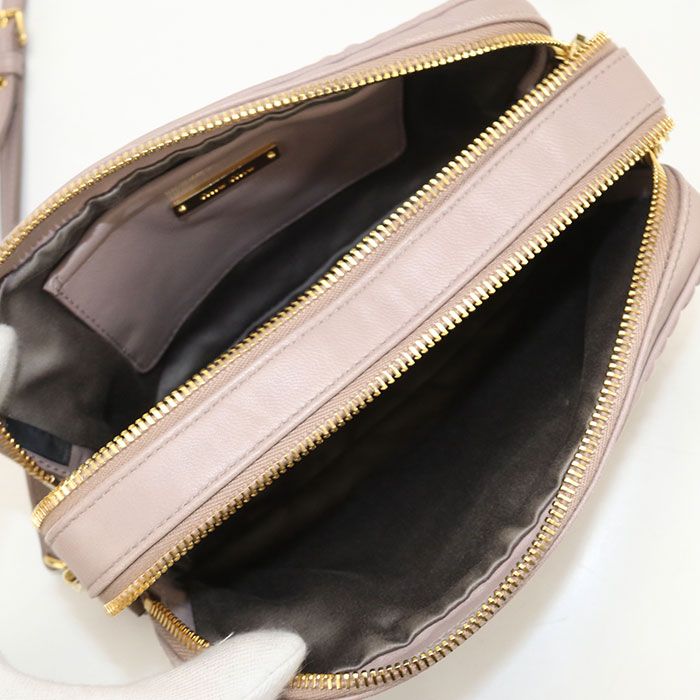 Miu Miu Miu Matelasse Shoulder Bag Leather