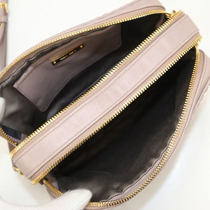 Miu Miu Miu Matelasse Shoulder Bag Leather