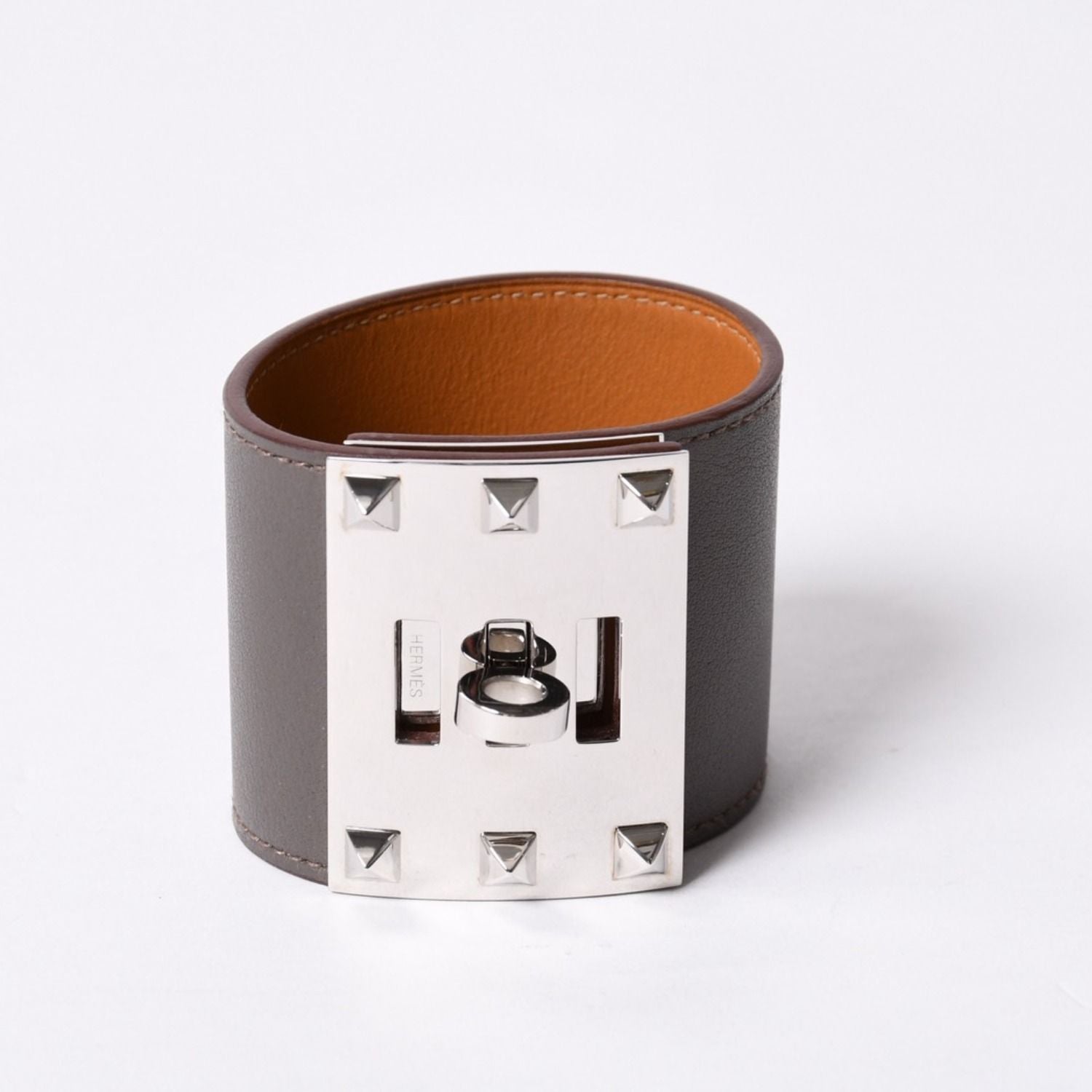 Hermes Kelly Dog Extreme Bracelet S Etain — view 3