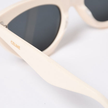 Celine Sunglasses Cream Color Cat Eye Eyewear — view 6