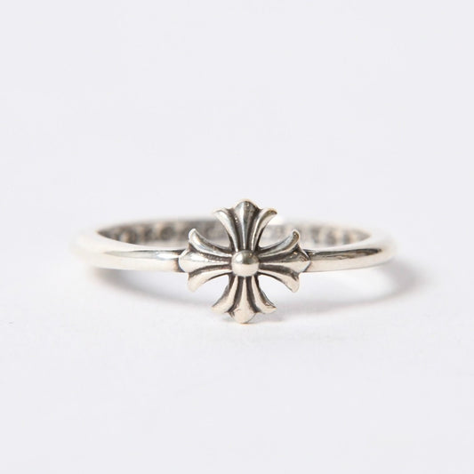 Chrome Hearts Bubblegum CH Pls CH Plastic Sling Ring 925 Sterling Silver