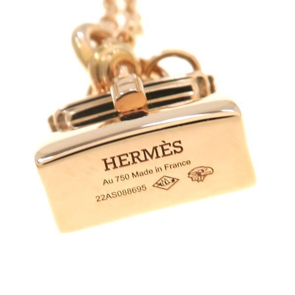 Hermes Amulet Kelly Necklace Diamond
