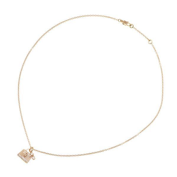 Hermes Amulet Kelly Necklace Diamond