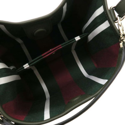 Gucci GG Emblem Small Bucket Messenger Bag