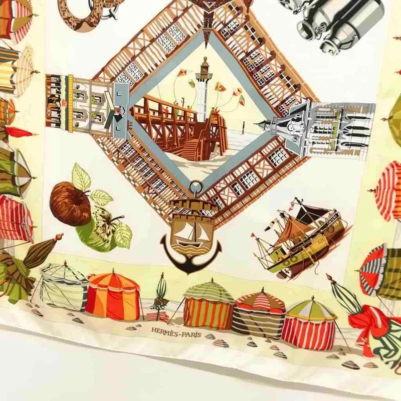 Hermes Charmes Des Plages Normandes Charm of the Normandy Coast Carre 90 Large
