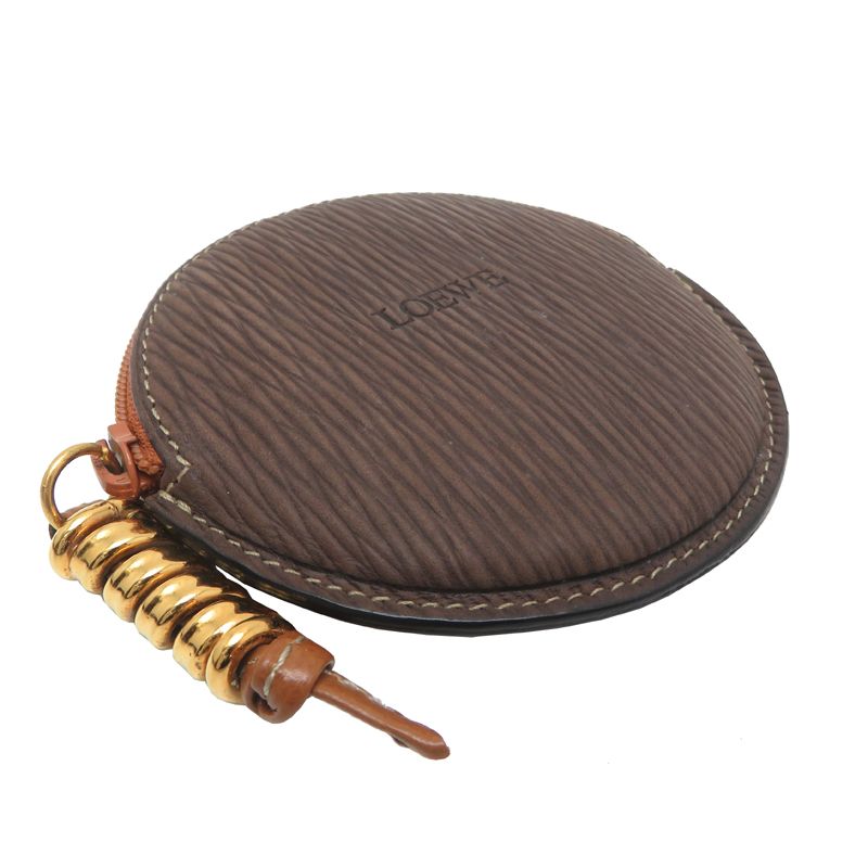 Loewe Coin Case Coin Purse Brown