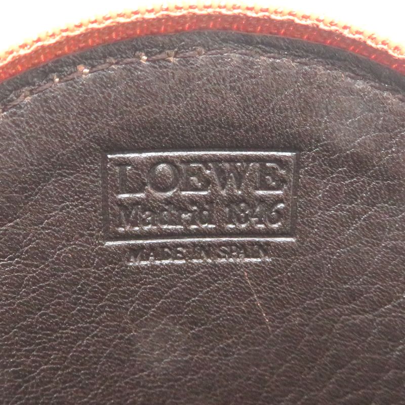 Loewe Coin Case Coin Purse Brown