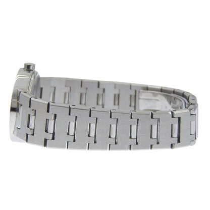 Bvlgari Stainless Steel Quartz Analog Display Black Dial Watch