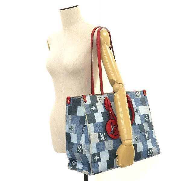 Louis Vuitton Monogram Denim on the Go GM Messenger Bag