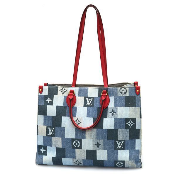 Louis Vuitton Monogram Denim on the Go GM Messenger Bag