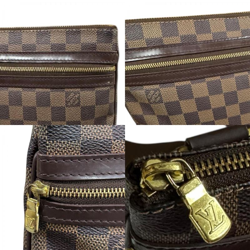 Louis Vuitton Pochette Bosford Damier Shoulder Bag Canvas Brown