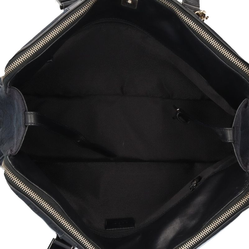 Gucci GG Canvas Shoulder Bag Black