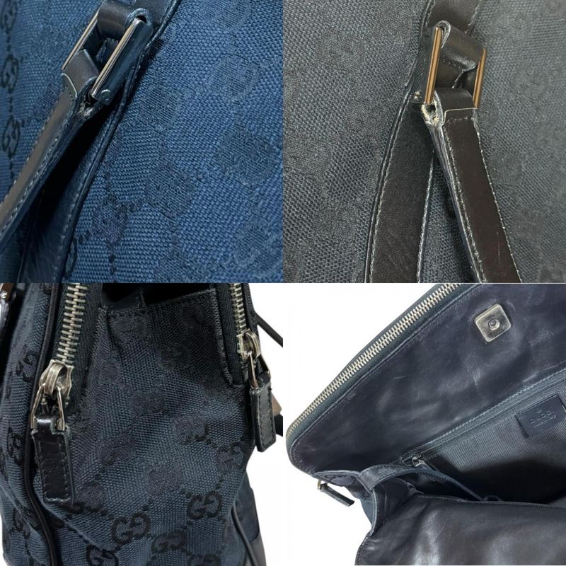 Gucci GG Canvas Shoulder Bag Black
