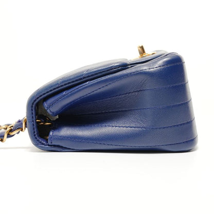 Chanel Shoulder Bag Chez Blanc Lambskin