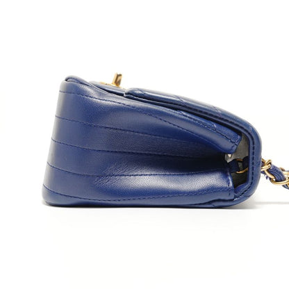 Chanel Shoulder Bag Chez Blanc Lambskin