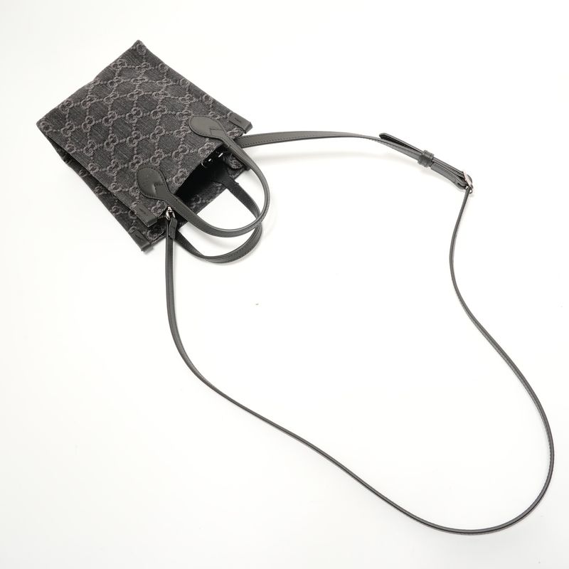 Gucci Handbag GG Denim Mini Tote
