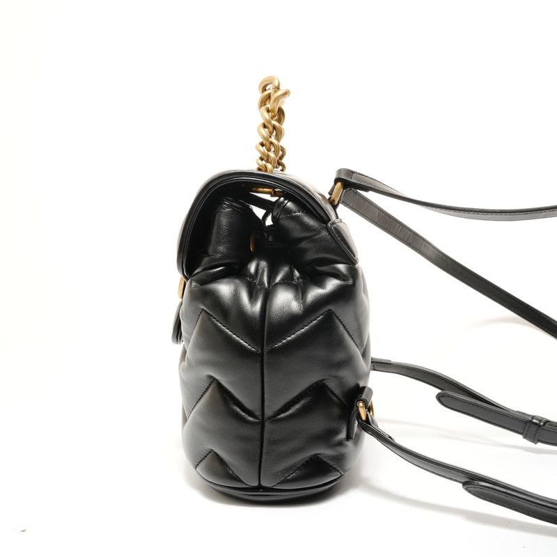Gucci Backpack GG Marmont Quilted Leather