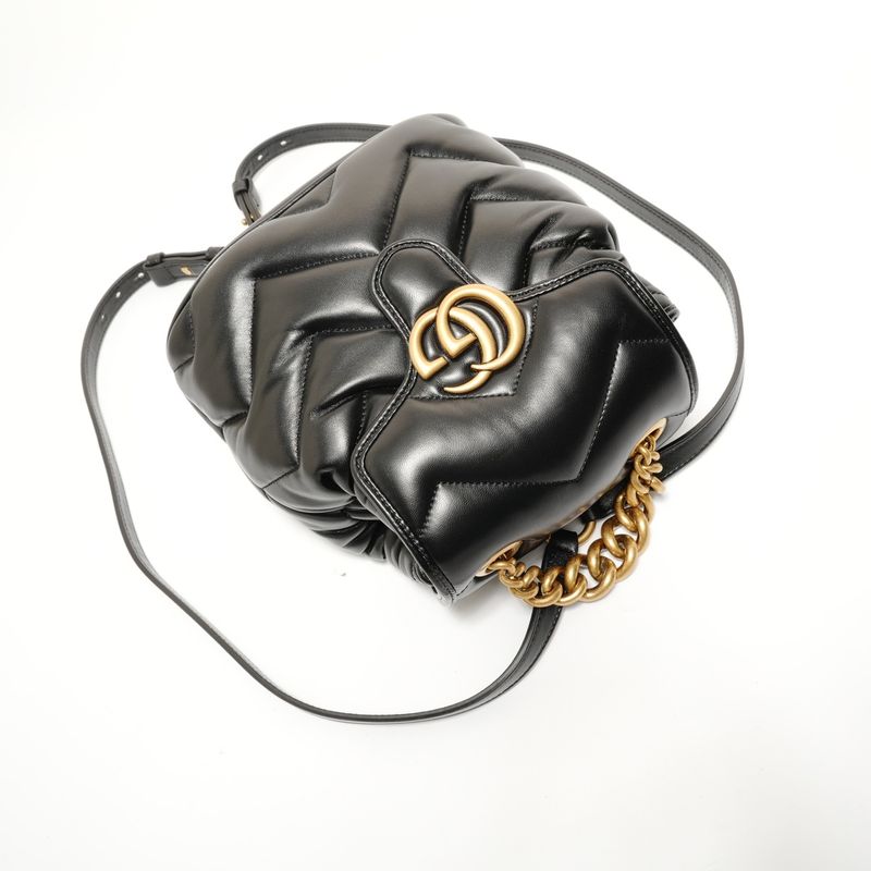 Gucci Backpack GG Marmont Quilted Leather