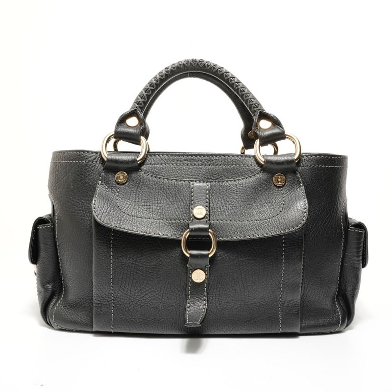 Celine Handbag Leather Triomphe Boogie Bag