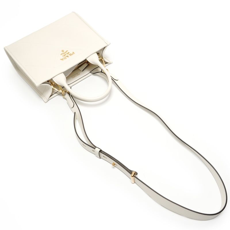 Prada Handbag Symbol Topstitching
