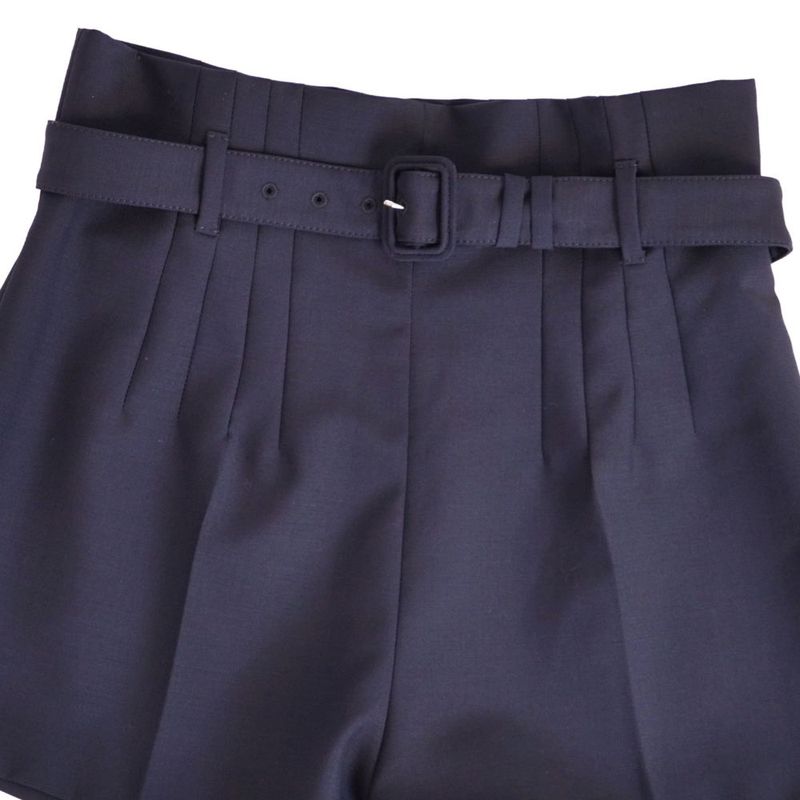 Prada Pants Shorts Wool Mohair Bow