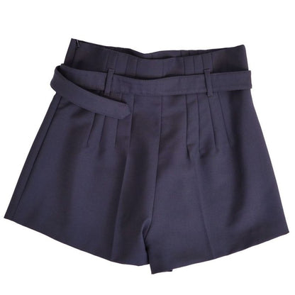 Prada Pants Shorts Wool Mohair Bow