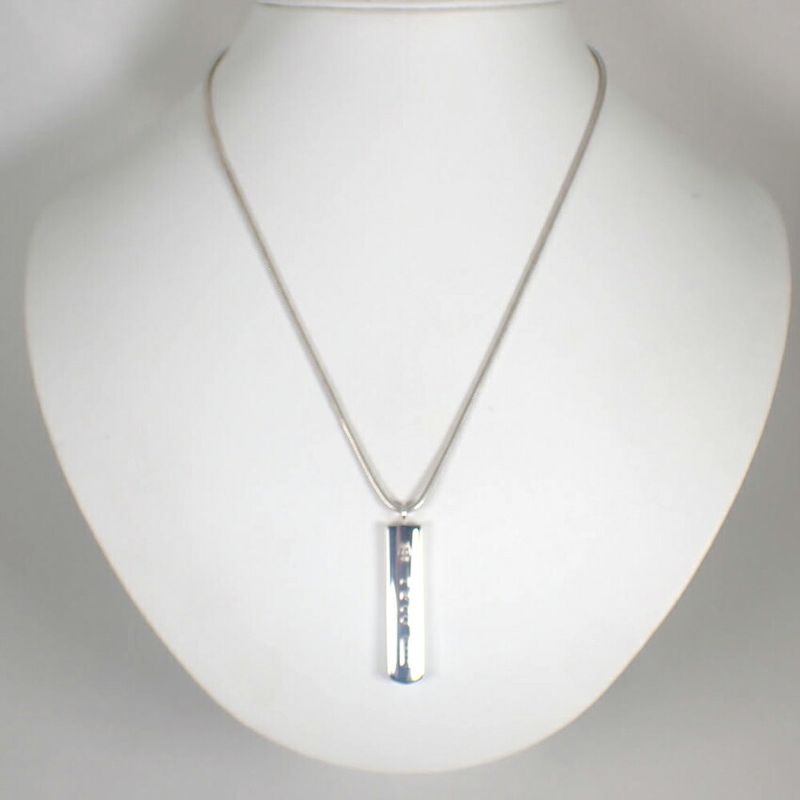 Tiffany & Co 925 Bar Pendant Necklace