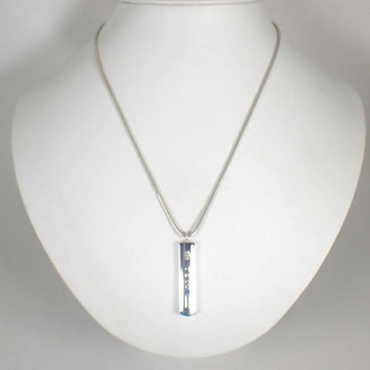 Tiffany & Co 925 Bar Pendant Necklace