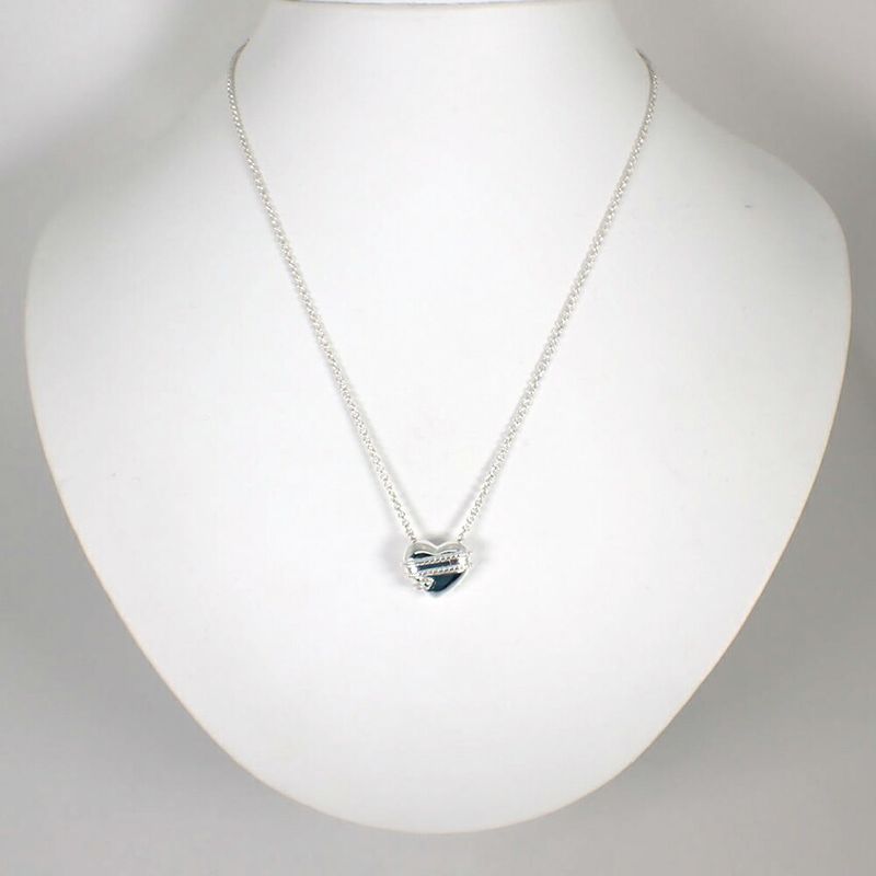 Tiffany & Co 925 Heart Arrow Pendant Necklace