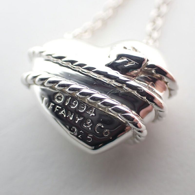 Tiffany & Co 925 Heart Arrow Pendant Necklace