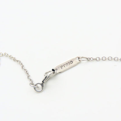 Tiffany & Co Necklace Solitaire Diamond Platinum Simple