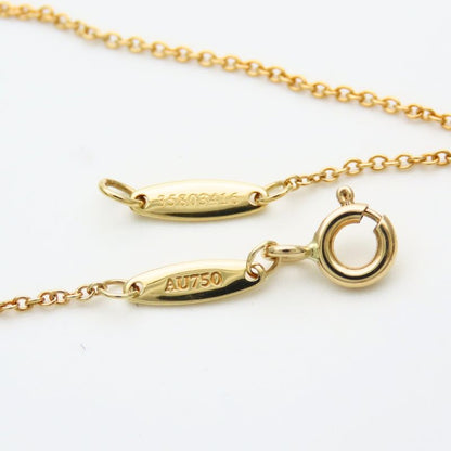 Tiffany & Co Necklace by the Yard Elsa Peretti 18k Yellow Gold Diamond Simple
