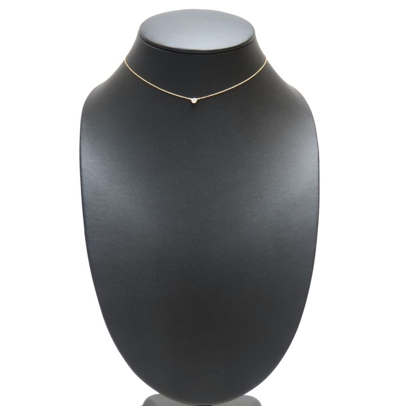Tiffany & Co Necklace by the Yard Elsa Peretti 18k Yellow Gold Diamond Simple